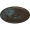 Ekena Millwork Juniper Ceiling Medallion (Fits Canopies up to 7"), Hand-Painted Bronze Blue Patina, 36"OD x 1 1/2"P CM36JUBBS - alternate 3